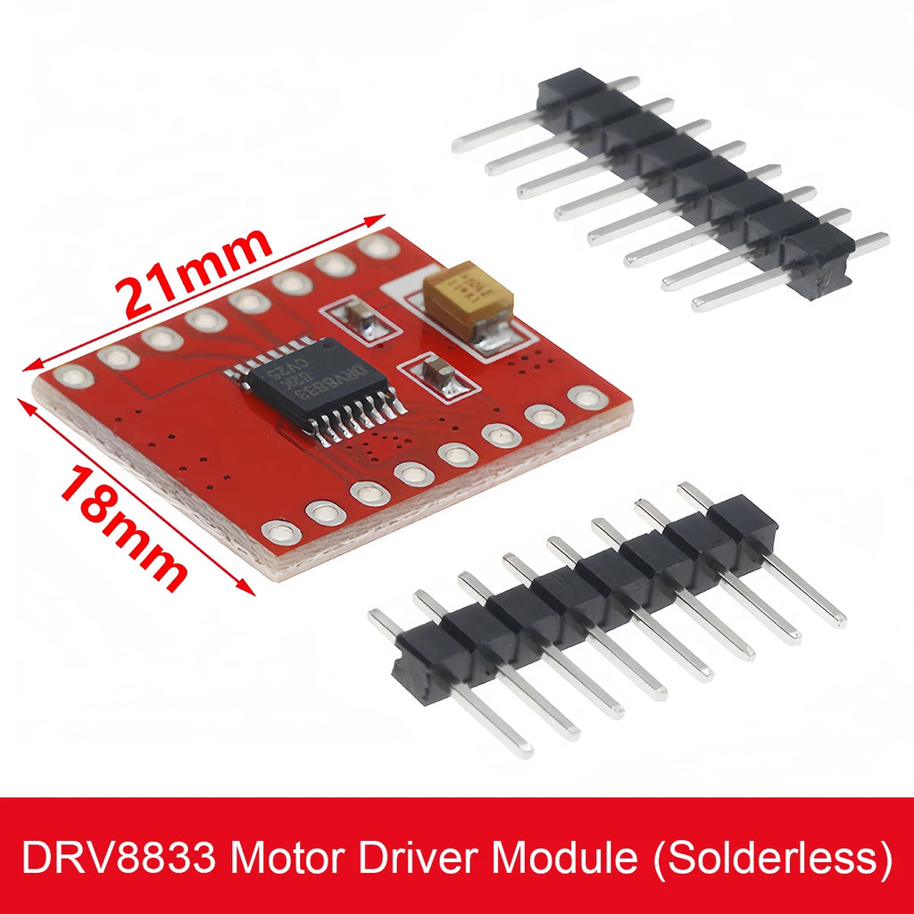 1-3PCS TB6612 DRV8833 Dual Motor Driver 1A TB6612FNG DC Motor Drive Module for Arduino Microcontroller Better than L298N