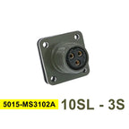 MIL-C 5015 Military Specification Connectors 10SL-3 10SL-4 MIL STD Plug&Socket MS3102A MS3106A MS3108A Circular Connector