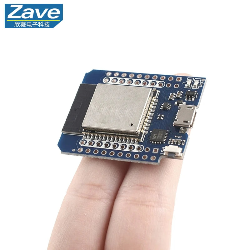 MINI D1 ESP32 WIFI & Bluetooth Development Board - Equipped with FT232/CP2104/CH9102 and Onboard ESP32 Module