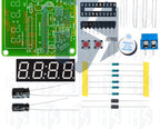 ‌AT89C2051-24PU 8051 Microcontroller LED Clock Kit – 4-Digit 7-Segment DIY Soldering Project with DS1307 RTC (I²C) | Alarm/Timer