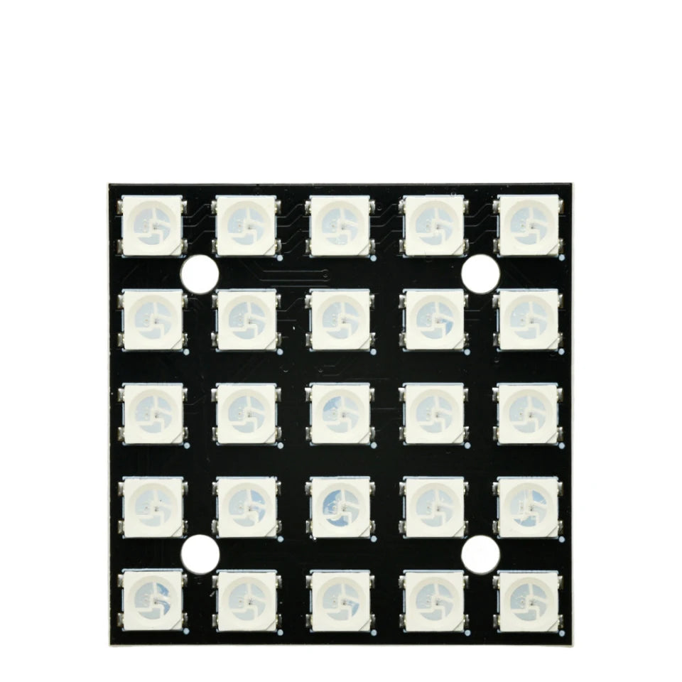 25x WS2812B 5050 RGB LED Matrix Module 5x5 Full-Color Addressable Smart Light Panel for Arduino DIY Lighting