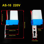 Automatic Auto On Off Photocell street Light Switch DC AC 220V 50-60Hz 10A Photo Control Photoswitch Sensor Switch