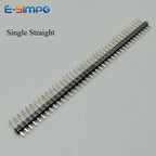 10/20Pcs 0.8u Gold Plated 40 Pin 1x40 Single Double Row Male 2.54 Breakable Pin Header Connector Strip For Arduino Black