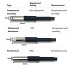 1PC SHT40 SHT30 SHT20 SHTC3 SHT45 SHT35 SHT31 Digital Temperature Humidity Sensor Stainless Steel I2C IIC Probe Module