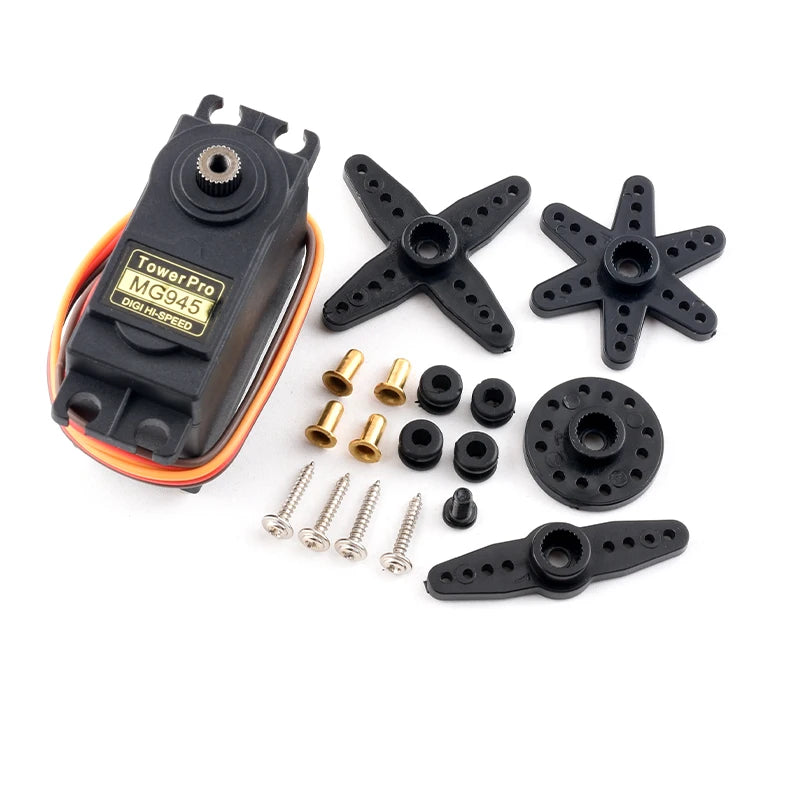 SG90 MG90S MG945 MG995 MG996 Servo Motor Suitable for Arduino UNO DIY Robot Arm Helicopter Ship Model Metal/Plastic Gears