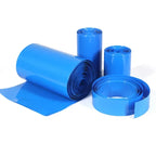 Blue Width 7mm~155mm PVC Heat Shrink Tube 1-20meters 18650 Lipo Battery Pack Insulated Cable Sleeve Protection Battery Film Wrap