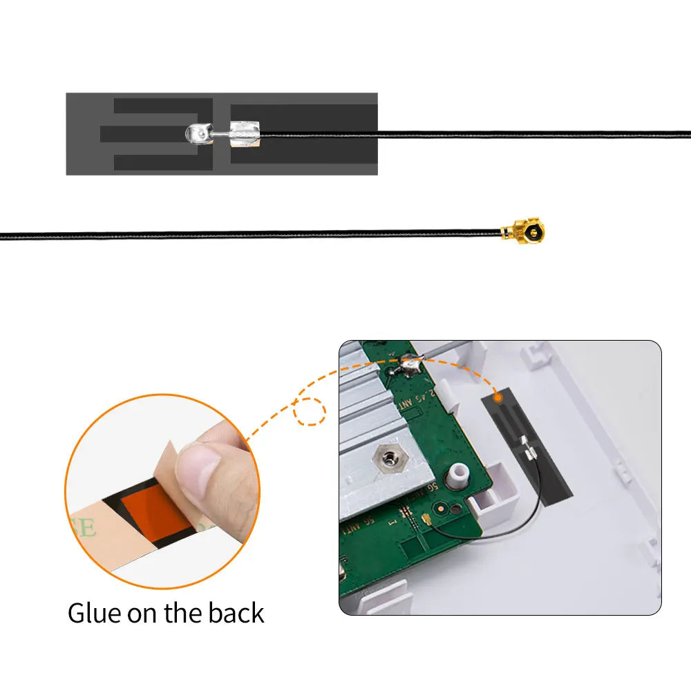 2pcs FPC Wifi Antenna 2.4G 5.8G Dual Band Built-in Soft Board Patch Antennae