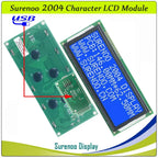 Surenoo 204 20X4 2004 Parallel Serial IIC I2C LCD2USB USB2LCD RS232 UART TTL Large Character LCD Module Display Screen Panel LCM