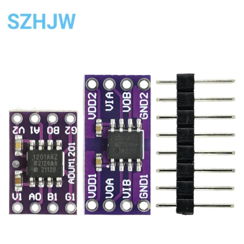 1-10PCS Magnetic Isolator Board Module Replace Optocouplers ADUM1201 Isolator ADUM1201ARZ SOIC SPI Interface