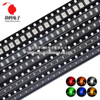 SAMIROB 100pcs/Lot 0805 SMD LED White Ice Blue Red Blue Yellow Green Orange Warm White Pink Purple RGB 2012 Light Emitting Diode
