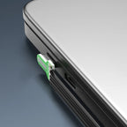 Short FFC USBC Flat Thin Ribbon FPC Cable USB TypeC 90 Degree to MicroUSB for Data and Charging