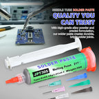 217℃ Lead Free High-Temperature Solder Paste Sn96.5Ag3.0Cu0.5 Melting Point: Enhanced Conductivity of Needle Tube