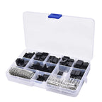 620PCS Dupont Crimping Tool Kit 2.54mm Pitch Single Row Male Headers, Dupont Crimp Pins Jumper Wire Crimping Plier Hand Tool