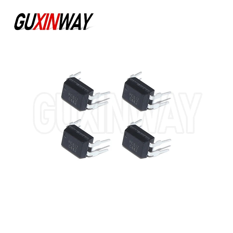 50PCS New original PC817 PC817C 817 817C EL817 5v Optocoupler FL817C PS817C DIP4 DIP Opto Coupler Optical Isolation IC Chip