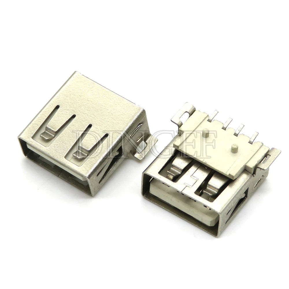 5Pcs USB Type A Standard Port Female Solder Jacks Connector PCB Socket USB-A USB-B type