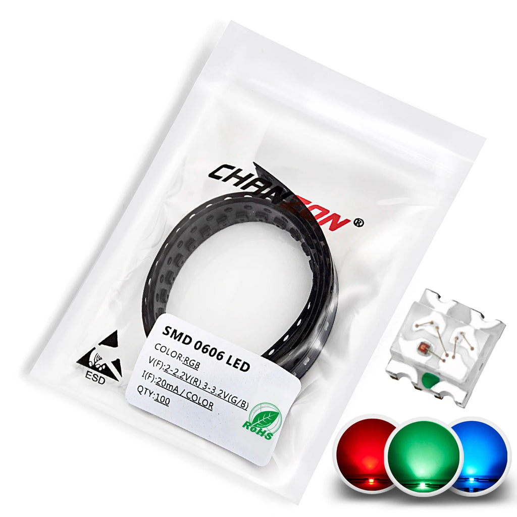 0603 SMD LED Emitting Diode Kit Lamp Chip Light Beads Warm White Red Green Blue Yellow Orange UV Pink RGB Micro 3V SMT