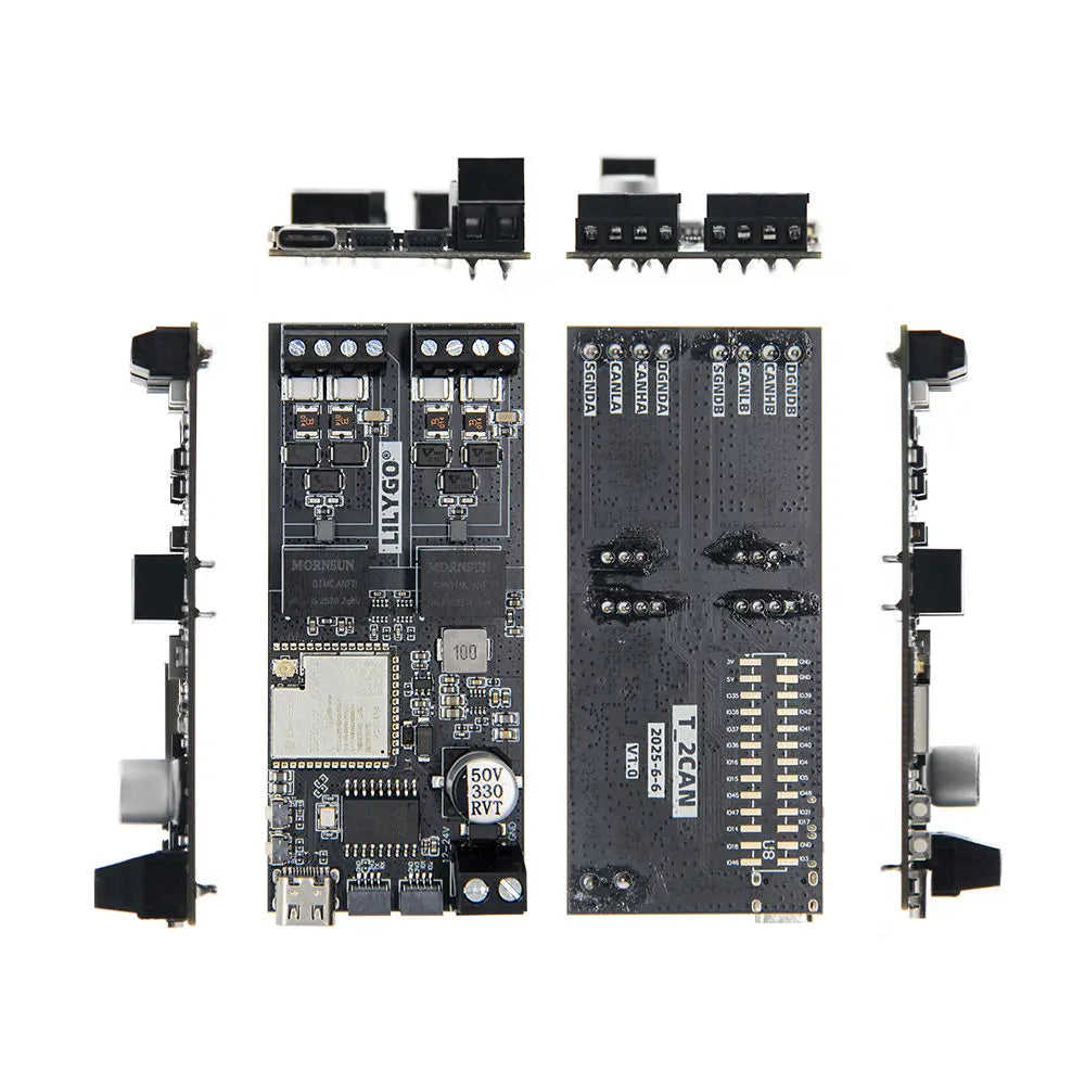 LILYGO T2CAN ESP32S3 WiFi Bluetooth CAN Module Development Board with QWIIC