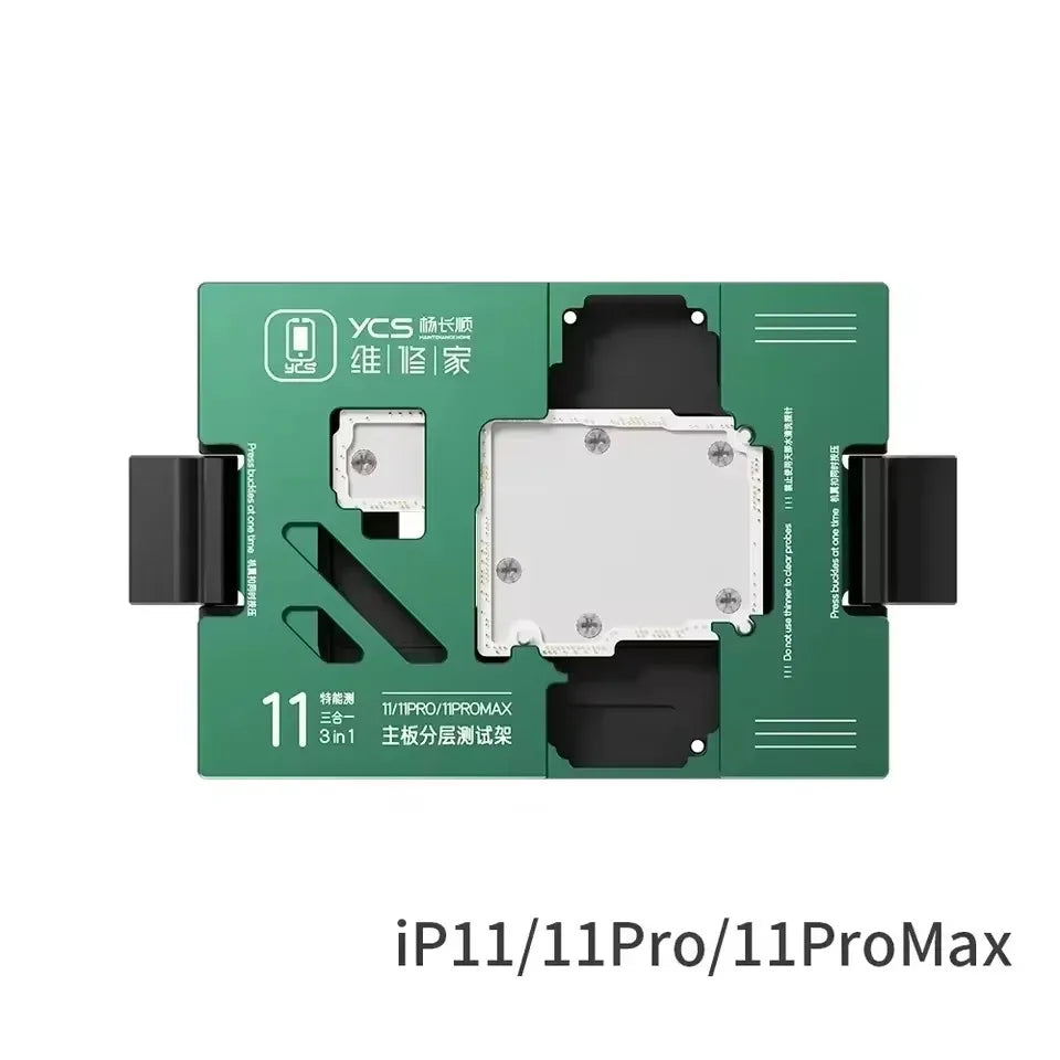 YCS  iSocket Motherboard Middle Layer Tester Platform For iPhone X-16 Pro Max Logic Board Lower Middle Frame Repair Tools ﻿