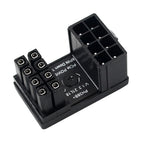 Turn Connector 8 Pin Power Adapter Board 180 Degree Angle GPU Power Connector for Desktops Graphics Card