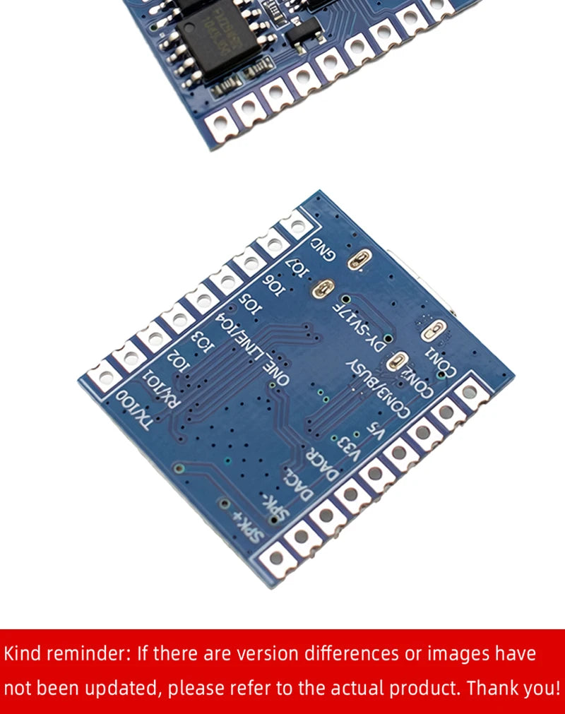 DY-SV17F Voice Playback Module Micro USB / Type-C Interface MP3 Audio Player Board UART Trigger Sound Module For Arduino