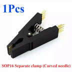 1PCS  CH341A CH341B 24 25 Series EEPROM Flash BIOS USB Programmer Module SOIC8 SOP8 Test Clip For EEPROM 93CXX / 25CXX / 24CXX