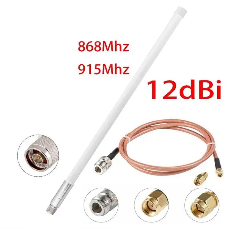 EVENTS DAY 12 Dbi 915Mhz Lora Antenna N Female Connector KSR195 Cables Outdoor Parts Helium Hotspot RAK Nebra 300 MNTD HNT Miner