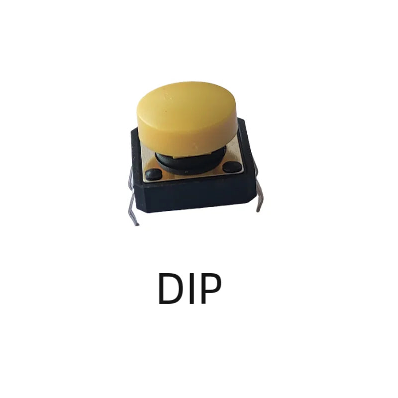 10Sets 12x12mm Momentary Tact Switch Add Plastic Caps Height 9.2mm Push Button Switch 4PIN SMT DIP PCB Mounting Button
