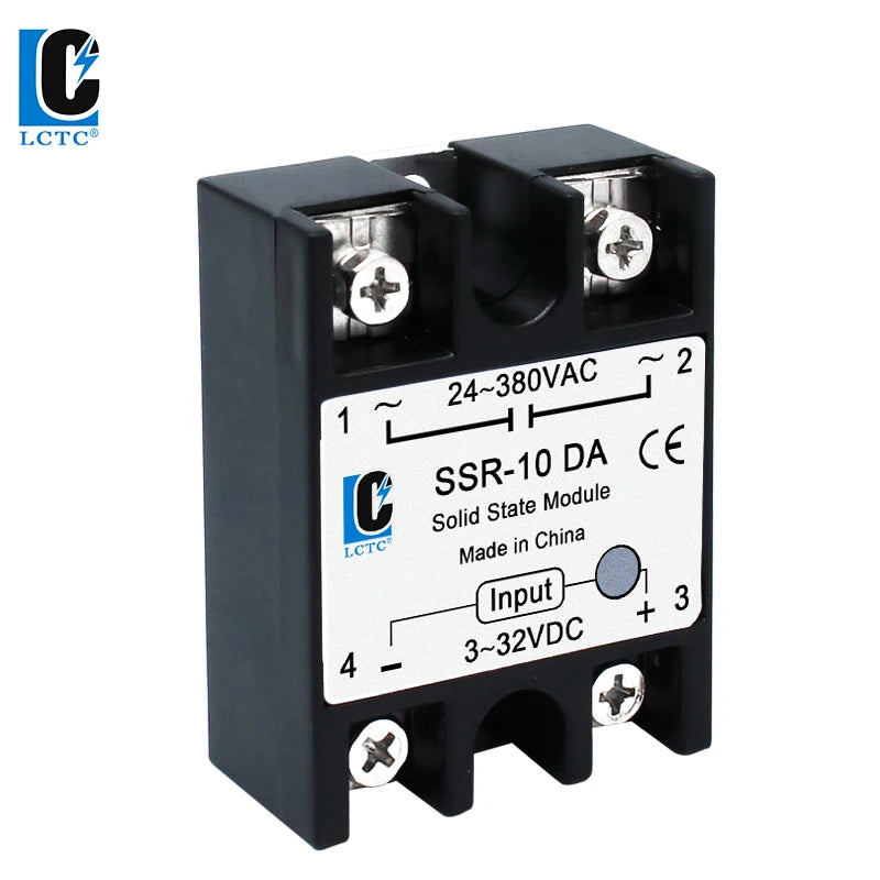 LCTC1PCS Single-phase Solid State Relay  DC to AC AC to AC DC to DC  Zero-crossing SSR 10A25A40A50A60A80A100A