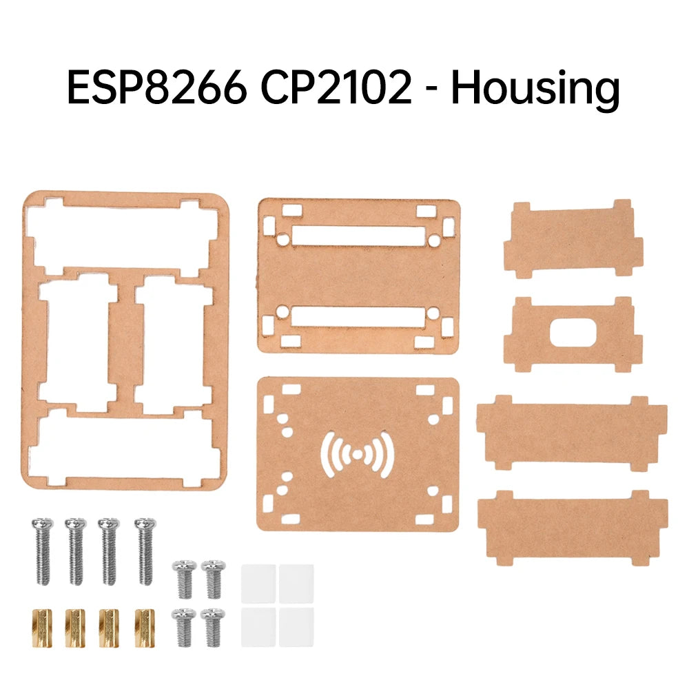 NodeMcu Lua ESP8266 CP2102 CH340G Iot Development Board Transparent Acrylic Protective Shell