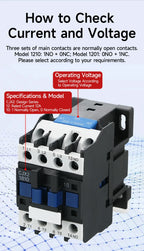 CJX2-3201 32A6511 Contact Relay 380V9511 220V AC Contactor 3210