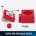 M6 M8 High Current Energy Storage Terminal All Copper Binding Post 150A 250A 300A Lithium Battery Inverter Terminal Connectors
