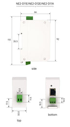 RS485 RS232 RS422 To Ethernet Serial Port Server DIN Rail Instal CDSENET NE2-D11 DC 8-28V  Modbus MQTT HTTP DNS  FOTA Remote Up