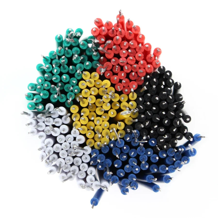 120pcs Tin-Plated Breadboard,PCB Solder Cable,26AWG 7.8cm Fly jumper Cable,1007-26AWG Tin Conductor Wires Connector Wire Diy