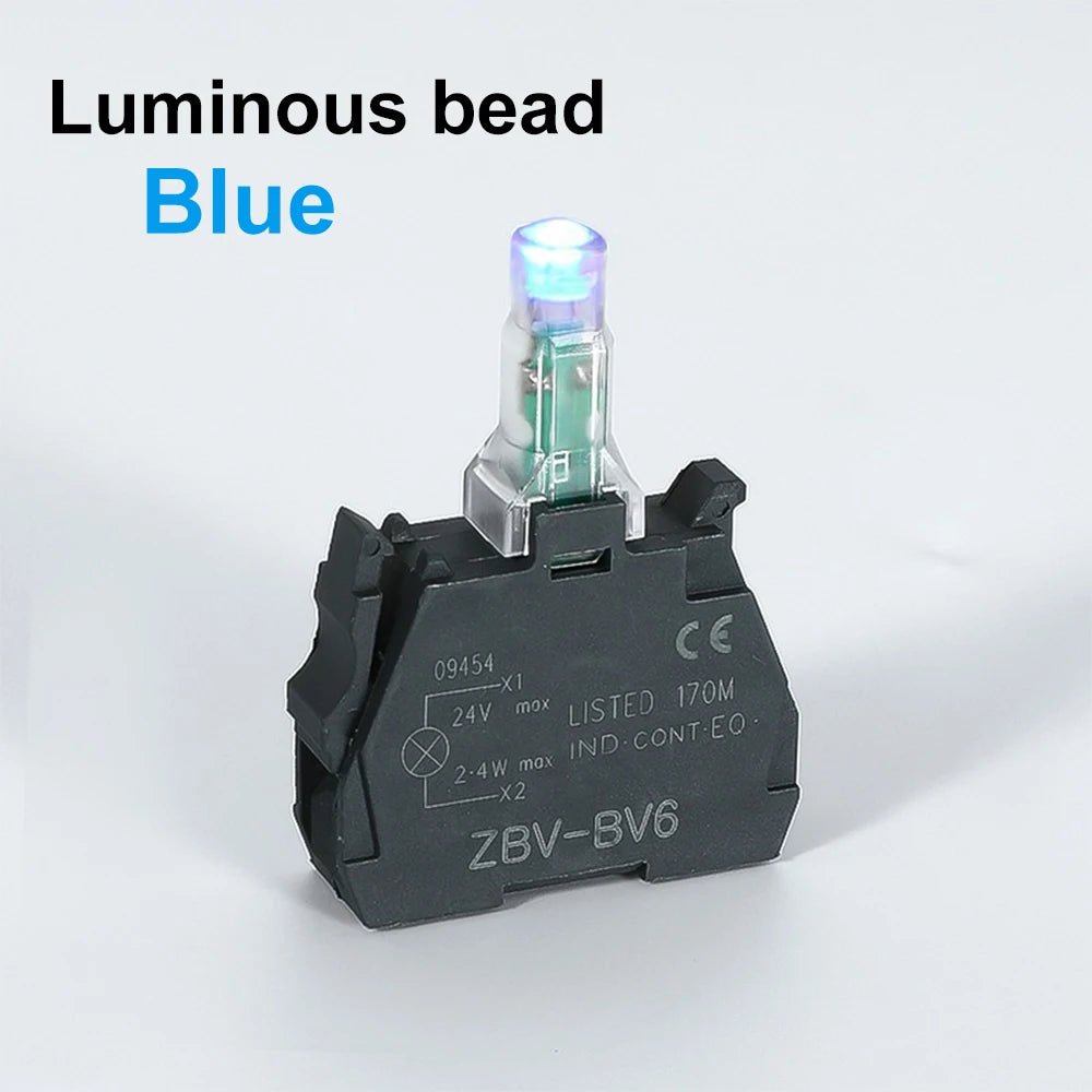 XB4 Knob Switch with LED 22mm 2/3Position Self Locking 1NO/2NO/1NO1NC Select Rotary Switch with Light 12V 24V 220V 10A Red Green