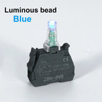 XB4 Knob Switch with LED 22mm 2/3Position Self Locking 1NO/2NO/1NO1NC Select Rotary Switch with Light 12V 24V 220V 10A Red Green