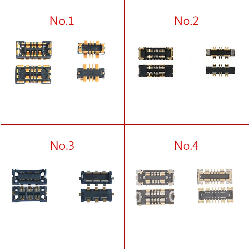 2sets FPC Connector Battery On Board For OPPO A R Q Series Realme Reno 2 3 4 5 6 7 9 10 11 12 13 14 Find X X2/A94 Clip Holder
