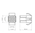 5Sets EL4.5 4.5mm Pitch Automotive Connector Small Tamiya Style 2/3/4/6/9Pin Male Female Plug With Crimp Terminals