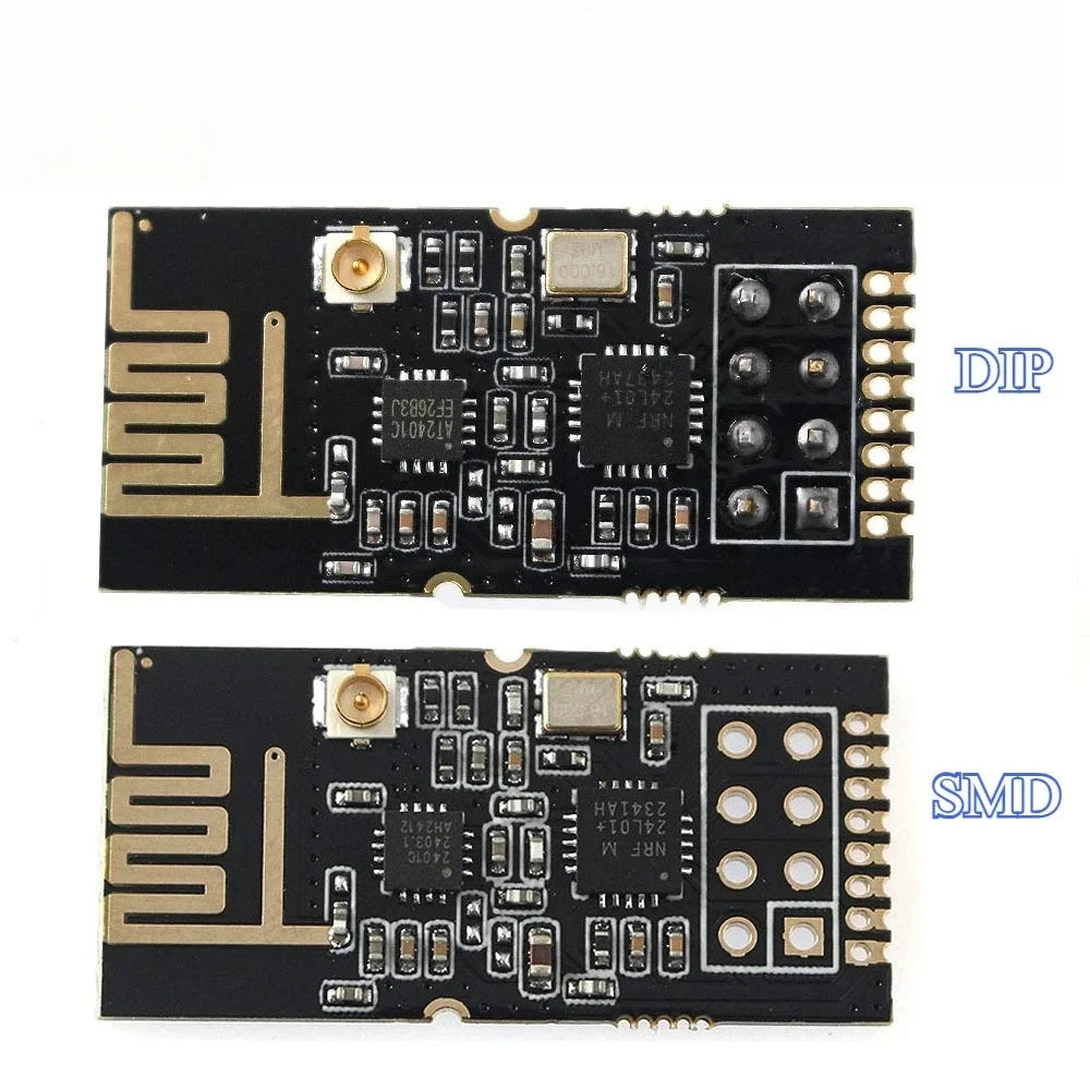 SMD/DIP GT-24 Wireless Module 2.4G NRF24L01+PA+LNA Industrial Grade Digital Transmission Wireless Module 1100 Meters For Arduino