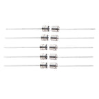 100PCS/lot 3.6x10mm 1A 1.5A 10A AMP Glass Fuse with Leads Axial Leaded Fuse Tube for PCB Circuit Board Electronics Protection