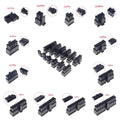 50pcs Micro-Fit 3.0 Connector Plug Receptacle Housing 2 Pin 4 6 8 10 12 14 16 18 20 22 24 CircuitsShell Power Cross 43025