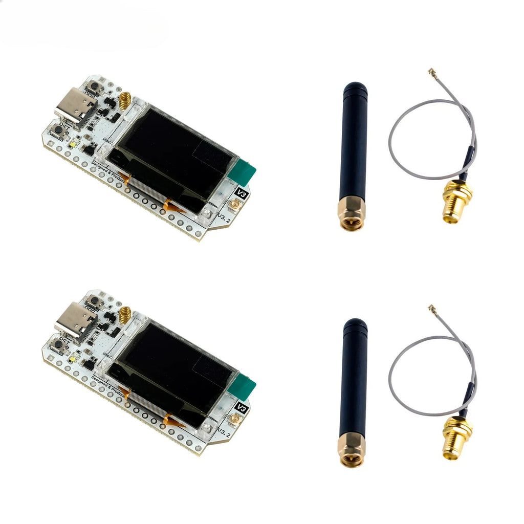 2Sets Heltec LoRa32 V3 IoT Dev board ESP32-S3 SX1262 0.96" OLED 863MHZ~928MHZ LoRa Module for Arduino Meshtastic LoRaWAN