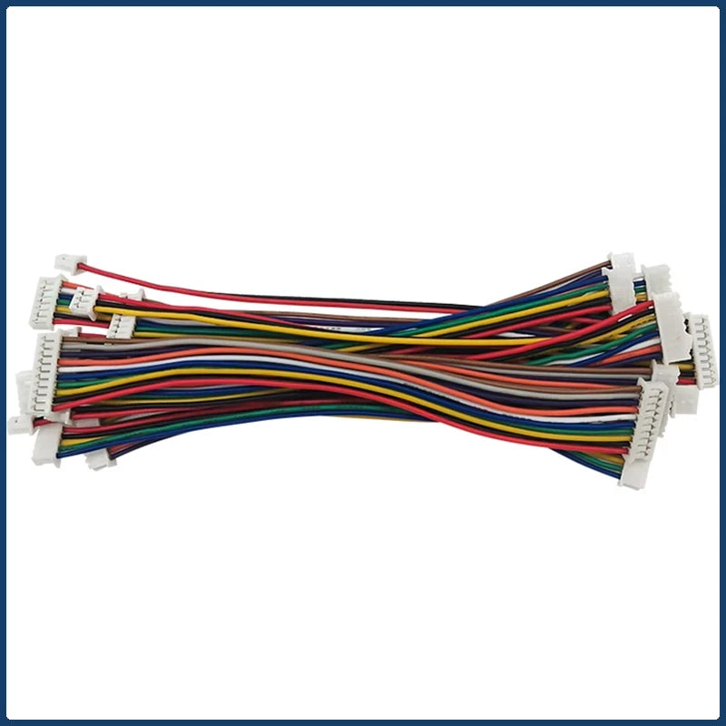 10pcs MX1.25mm 2/3/4/5/6/7/8/9/10/11/12Pin Electronic Terminal Wire Cable Connector 28AWG Plug 10CM/20cm/30CM Long