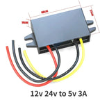 12V 24V to 5V 50A-1A Step Down Voltage Converter Voltage Reducer DC Converter Regulator 12 Volt to 5 Volt Buck Power Supply