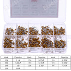 500Pcs 10 Value 0.1uf - 10uf 50V Monolithic Ceramic Capacitor Assorted kit