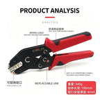 SN-68B/SN-58B DuPont Terminal Automotive Wiring Harness Crimping Pliers PH2.0/XH2.54/6.3 with Spring Ratchet Type