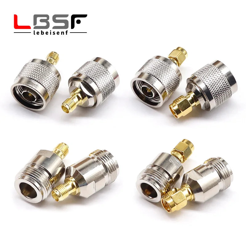 The Factory Sales Set N to SMA Adapter N Male to SMA Male Plug Female Jack RF Connector 4 Type Test Converter Fast Ship