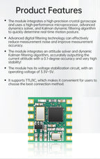 WitMotion HWT101CT High Precision Z-Axis Gyroscope Angle Sensor MEMS Inclinometer axis no drift Module for Robot ROS Drone AGV
