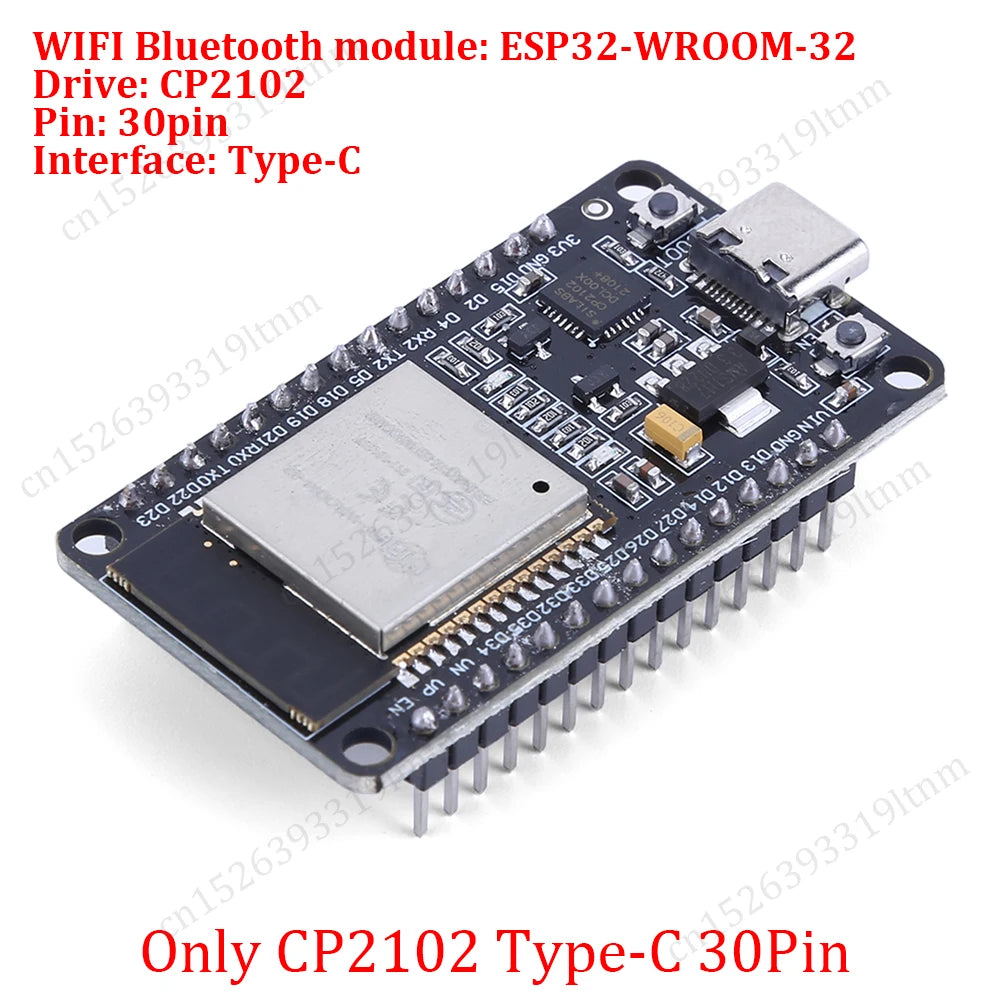 ESP32 Development Board 30Pin Breakout Board WiFi+Bluetooth Ultra-Low Power Dual Core ESP-32 Expansion Board for Arduino