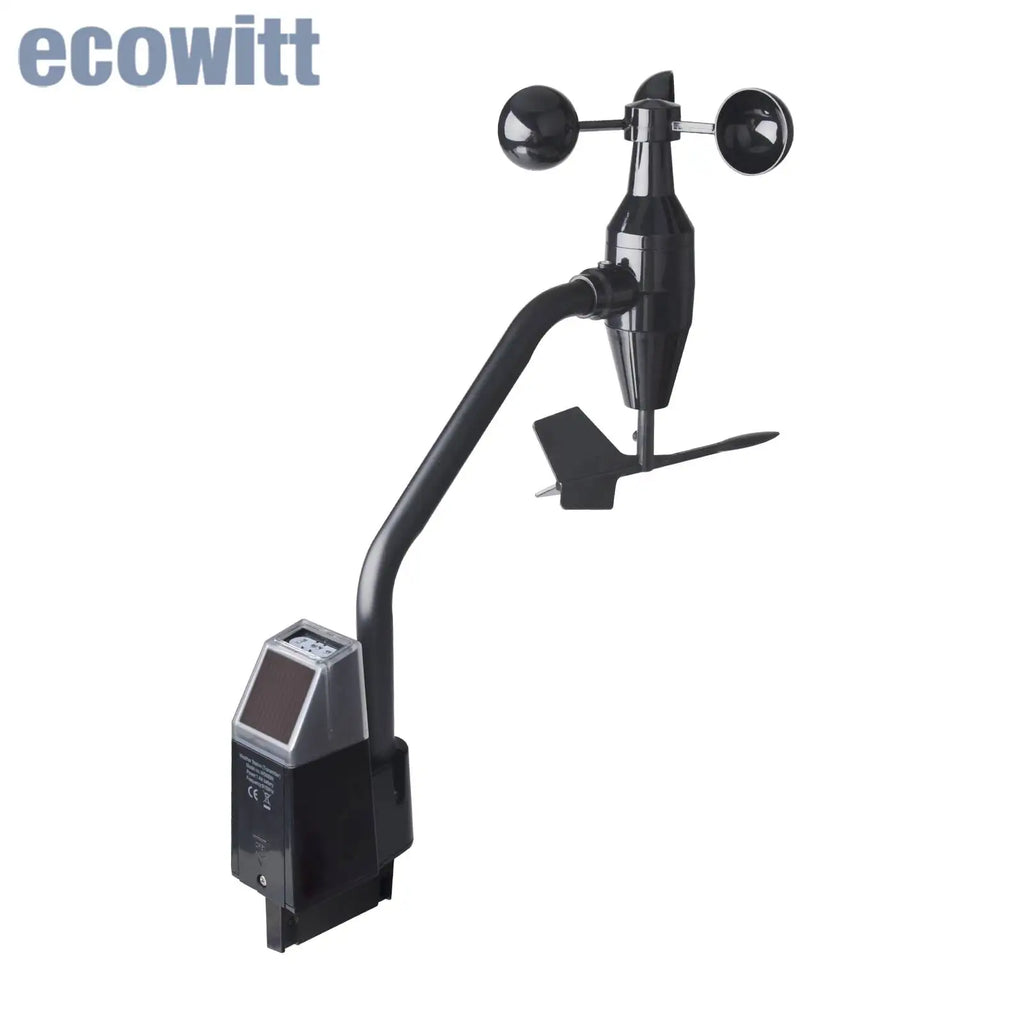 Ecowitt WS68 4-in-1 Wireless Solar Powered Anemometer Sensor, Measure Wind Speed, Direction, UV, Light - Sensor Only