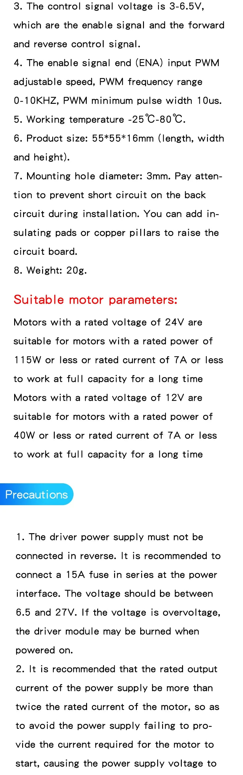L298N motor driver board module DC stepper motor motor smart car robot accessories TB6612FNG